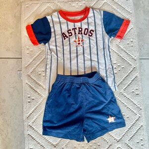 MLB Astros Boys 2pc outfit 4T